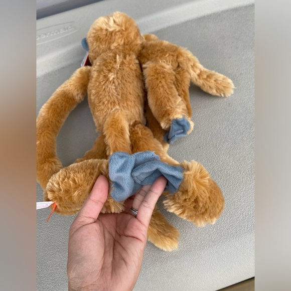 Wild Republic Hanging Monkey Plush Gray Brown Langur Stuffed Animal Mom & Baby - Picture 7 of 8